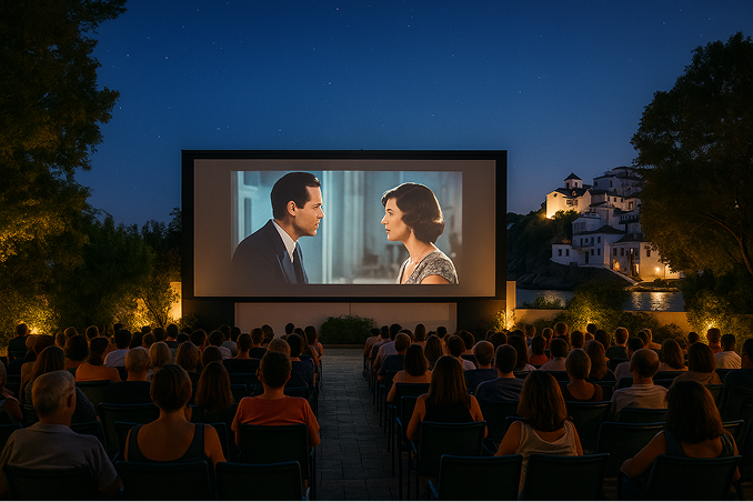 Open-air Cinema in Skopelos Town