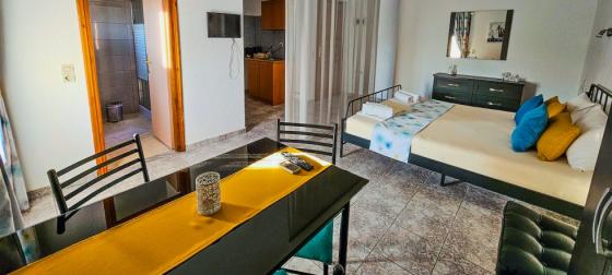  Large Studio with Dining Area & Garden Terrace